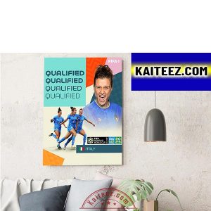 Italy Qualified 2023 FIFA Women’s World Cup Decorations Poster Canvas