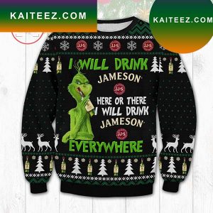 JAMESON Grinch Christmas Ugly Sweater