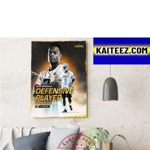 JT Giles Haris Is 2022 Defensive Player Of The Year In PLL Decorations Poster Canvas