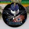 Jacksonville Jaguars NFL Custom Name Grinch Candy Cane Grinch Decorations Outdoor Ornament