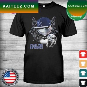 Jack Skellington fear the Dallas Cowboys Halloween 2022 T-shirt
