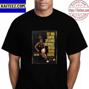 Jackie Young Triple Crown And 2022 WNBA Champion With Las Vegas Aces Vintage T-Shirt