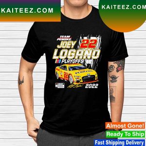 Joey Logano Team Penske Black NASCAR Cup Series Playoffs T-shirt