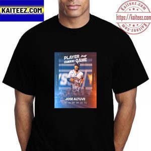 Jose Altuve Is Player Of The Game Is AL West Champion Vintage T-Shirt