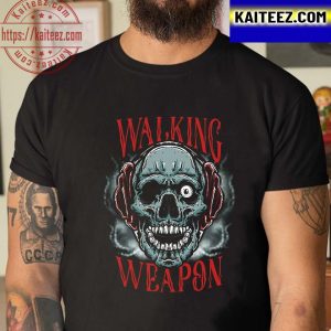 Josh Alexander Walking Weapon Skull Vintage T-Shirt