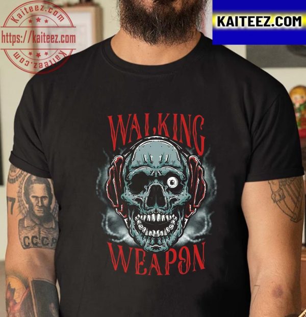 Josh Alexander Walking Weapon Skull Vintage T-Shirt