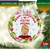 Kansas City Chiefs NFL Custom Name Grinch Candy Cane Grinch Decorations Outdoor Ornament
