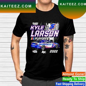 Kyle Larson Hendrick Motorsports Team Collection Black NASCAR Cup Series Playoffs T-shirt