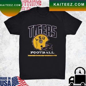 LSU Vintage Tigers Football Helmet Logo T-Shirt