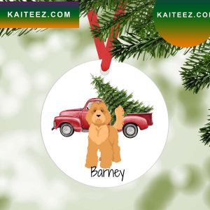 Labradoodle Golden Doodle Christmas Personalized Ornament