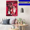 Las Vegas Aces 2022 WNBA Champs Art Decor Poster Canvas