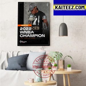 Las Vegas Aces Champs 2022 WNBA Champions x Chelsea Gray Art Decor Poster Canvas