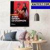Las Vegas Aces Champs 2022 WNBA Champions x Iliana Rupert Art Decor Poster Canvas