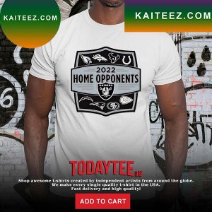 Las Vegas Raiders Home Opponents 2022 T-Shirt