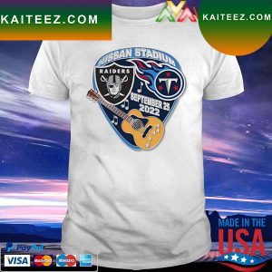Las Vegas Raiders vs Tennessee Titans 2022 Nissan Stadium T-shirt