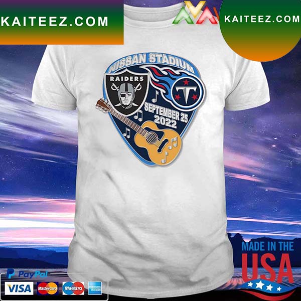 Las Vegas Raiders vs Tennessee Titans 2022 Nissan Stadium T-shirt - Kaiteez