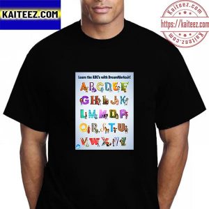 Learn The ABC’s With Characters Of Dream Works Jr Vintage T-Shirt