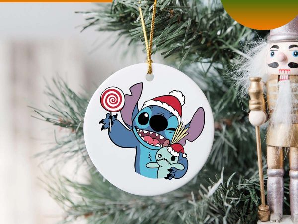 Lilo And Stitch Christmas 2022 Ornament Gift For Friends Ornament