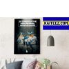 Los Angeles Dodgers Clinch A Playoff Spot This Season Decorations Poster Canvas