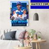 Los Angeles Dodgers 107 Wins Most In Franchise History Art Decor Poster Canvas