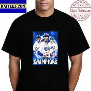 Los Angeles Dodgers NL West Champions Vintage T-Shirt