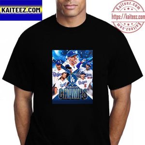 Los Angeles Dodgers NL West Champs Vintage T-Shirt