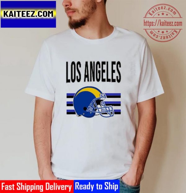 Los Angeles Rams And Helmet Vintage T-Shirt