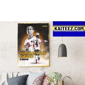 Lyle Thompson Winner 2022 Humanitarian Award Of PLL Decorations Poster Canvas