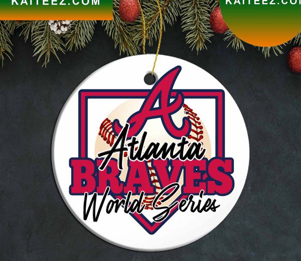 MLB Braves World Series Champions  Ornament