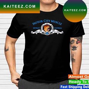 MOTOR CITY MUSCLE DETROIT FOOTBALL RESTORE THE ROAR T-SHIRT