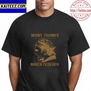Many Thanks Roger Federer Vintage T-Shirt