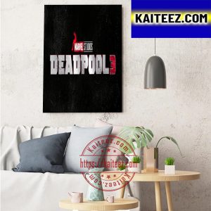 Marvel Studios Deadpool 3 In Theaters 2024 Art Decor Poster Canvas