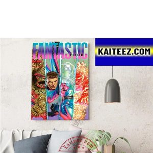 Marvel Studios Fantastic Four Fan Art Decorations Poster Canvas