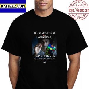 Marvel Studios Moon Knight Emmy Winner Outstanding Sound Editing Vintage T-Shirt