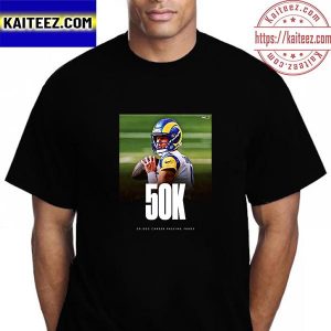 Matthew Stafford 50K Career Passing Yards In NFL Vintage T-Shirt