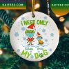 Max Dog And Grinch Decorations Outdoor Ornament