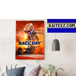 Max Verstappen Home Race Day In The 2022 Dutch GP At Circuit Zandvoort ArtDecor Poster Canvas