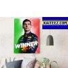 Max Verstappen Wins In Monza Italian GP Decorations Poster Canvas