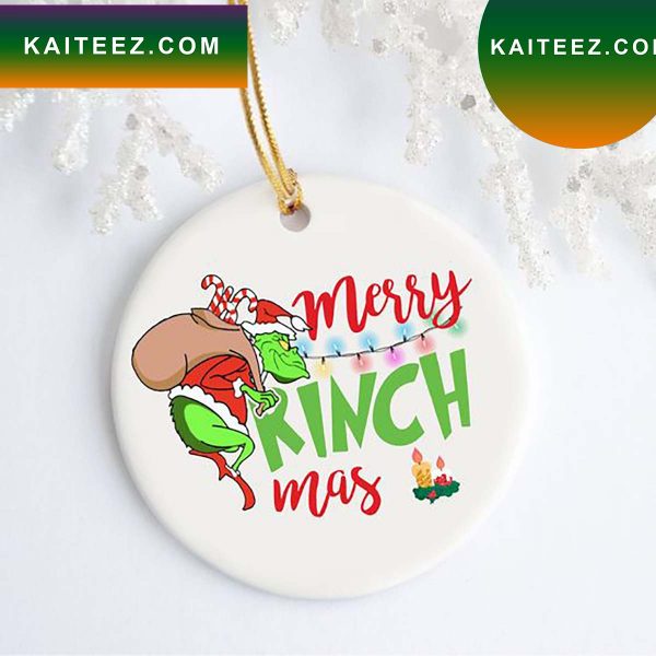 Merry Grinchmas Cute Grinch Decorations Outdoor Ornament