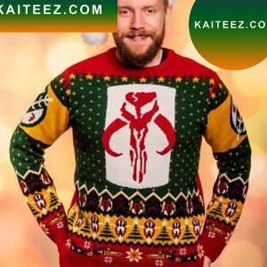 Merry Mandalorian  Star Wars Christmas Ugly Sweater