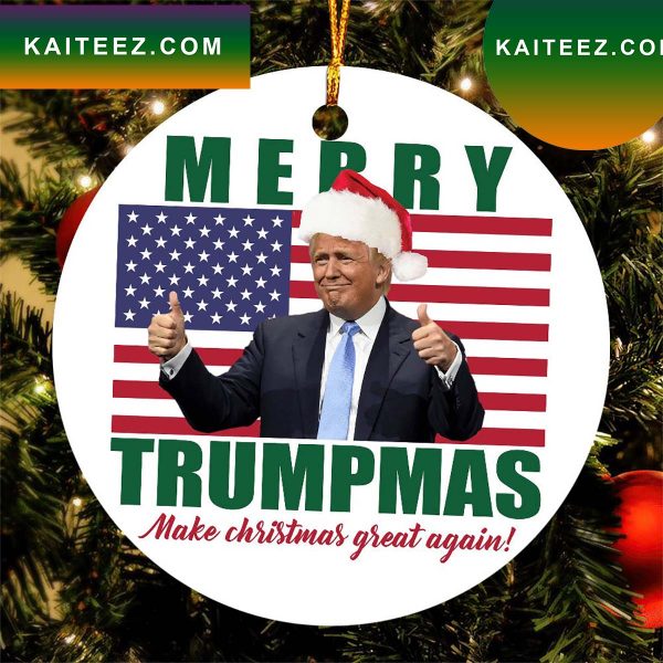 Merry Trumpmas Make Christmas Great Again Xmas Home Decor Ornament