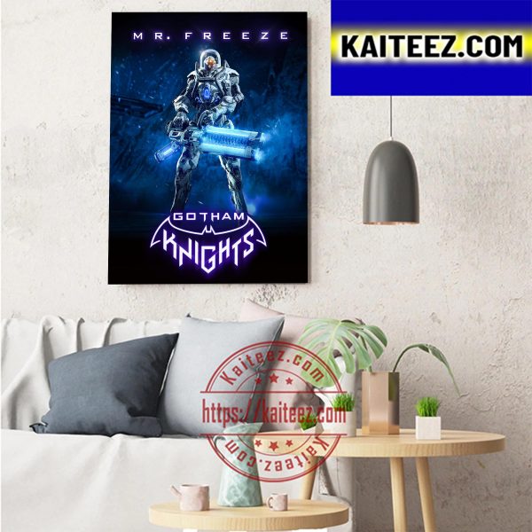 Mr Freeze In The Gotham Knights Art Decor Poster Canvas