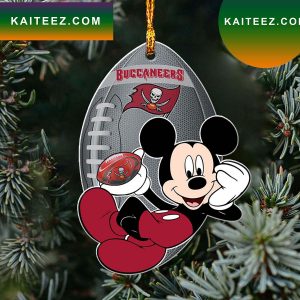NFL Tampa Bay Buccaneers Xmas Mickey  Ornament