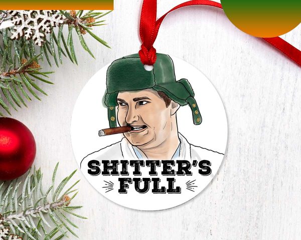 National Lampoons Christmas Family Vacation Shitter’s Full Holiday Ornament