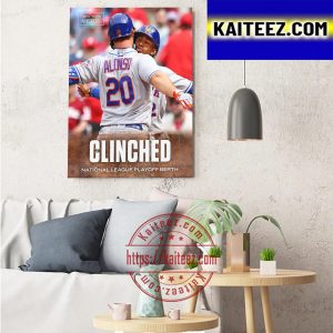 New York Mets Are MLB 2022 Postseason Bound Clinched NL Playoff Berth Art Decor Poster Canvas