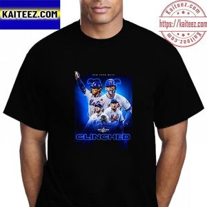 New York Mets Back In MLB 2022 Postseason Clinched Vintage T-Shirt