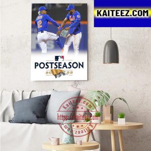 New York Mets Have Clinched MLB Postseason 2022 Art Decor Poster Canvas