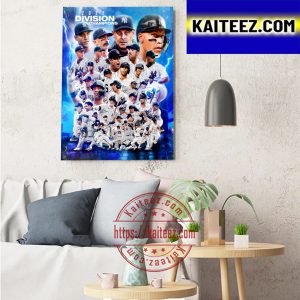 New York Yankees Are American League East Champions Art Decor Poster Canvas