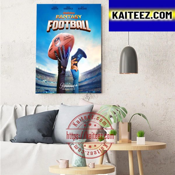 Nickelodeon Fantasy Football Poster Movie Art Decor Poster Canvas