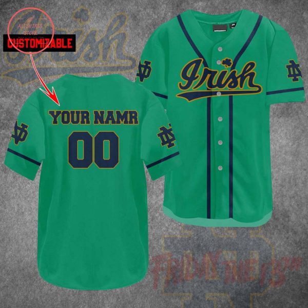 Notre Dame Fighting Irish customized Baseball Jersey